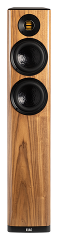 Open Box - Vela VFS407-GN Floorstanding Speaker - Gloss Walnut - Each