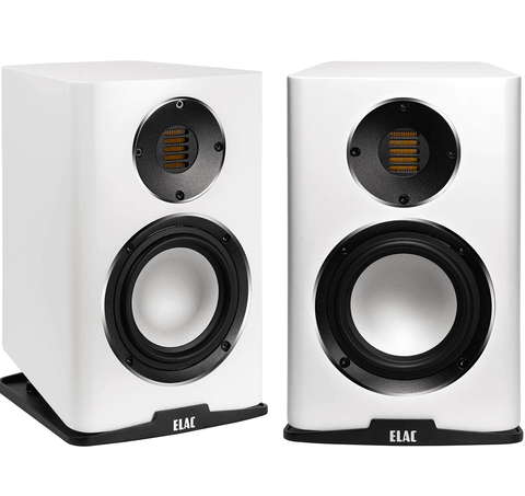 "B" Stock Carina BS243.4 Bookshelf Speakers (Pair) in Satin White